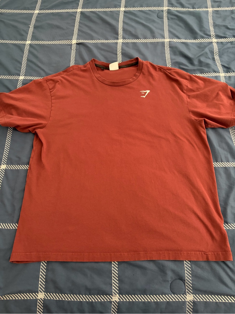 Men's Gymshark Maroon Oversized T-Shirt